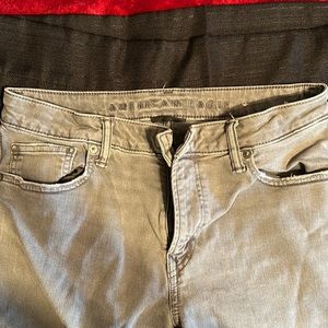 Men American eagle grey next level flex 32 30 skinny Jean grey